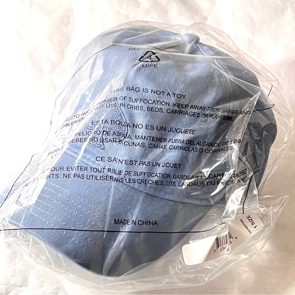 Kate Spade Logo Baseball Cotton Cap Hat Blue/Pink - Picture 11 of 11